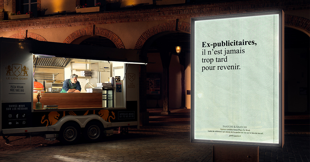 KMartenon's tweet image. .@saatchifrance est l'une des rares agences à avoir obtenu le label "Great Place to Work".

Alors pour attirer les anciens publicitaires qui ont quitté de job et de ville alors qu'il suffisait *peut-être* de changer d'agence, elle est allée les cibler... à la campagne! Bien vu.🎯