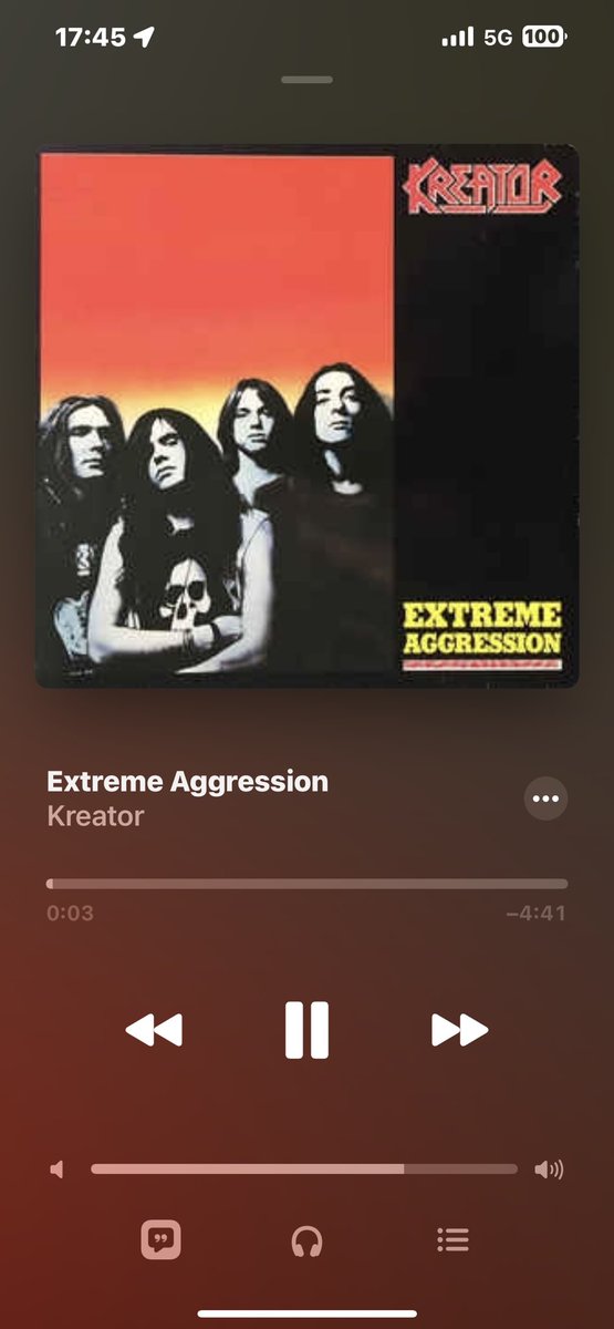 katsu_316's tweet photo. 今日は、久しぶりにコレで帰ろ。(≧∀≦)(笑)#kreator #extremeaggression #thrashmetal https://t.co/5EFRz8nQ1J