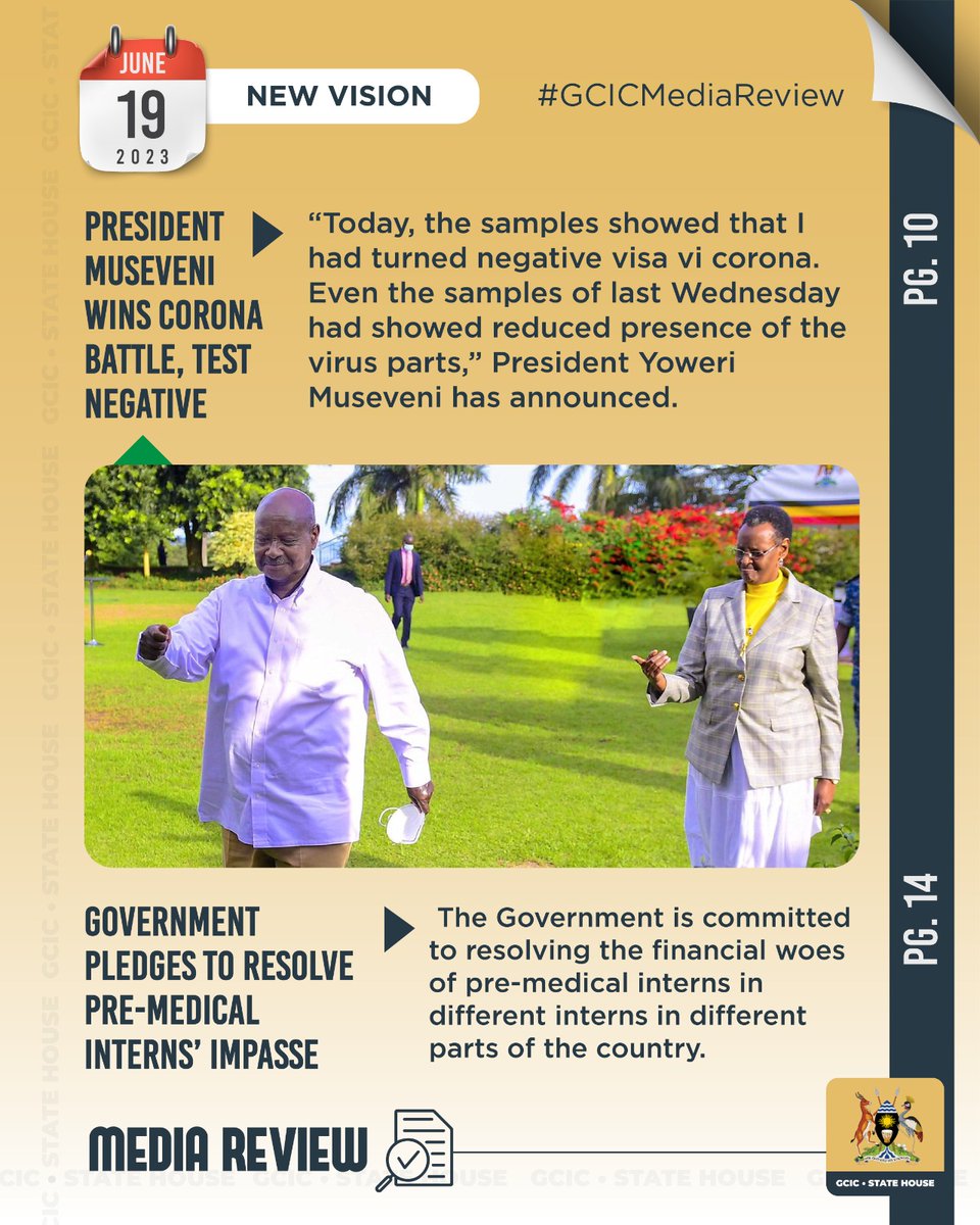 GovUganda's tweet photo. The government has pledged to resolve the pre-medical interns impasse. https://t.co/hLTbduaXeN