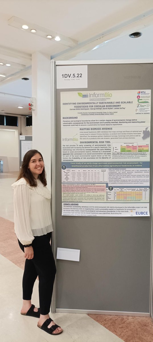 Last week @cgirdom24 presented some updates for the @INFORMBIO_IE project in #Bologna at the @EUBCE conference! 
Check the poster out here in our website!👇
informbioproject.ie/eubce-2023-con…