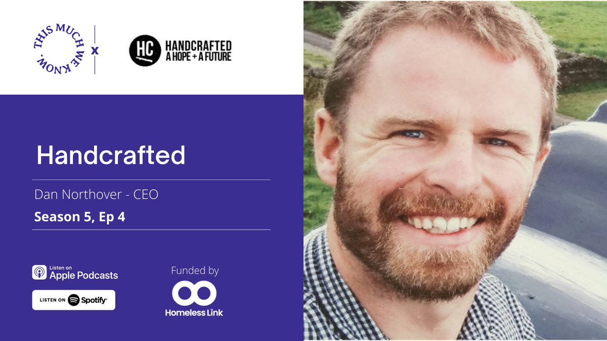 The latest instalment of #thismuchweknow podcast with <a href="/MurphHub/">Murphy Gabriella Hopkins-Hubbard</a>  came out last week our guest was the brilliant Dan Northover CEO <a href="/HandcraftedDHM/">Handcrafted</a>   
Here's the link for it:  tinyurl.com/tmwk5 #podcast #socialenterprise #socent