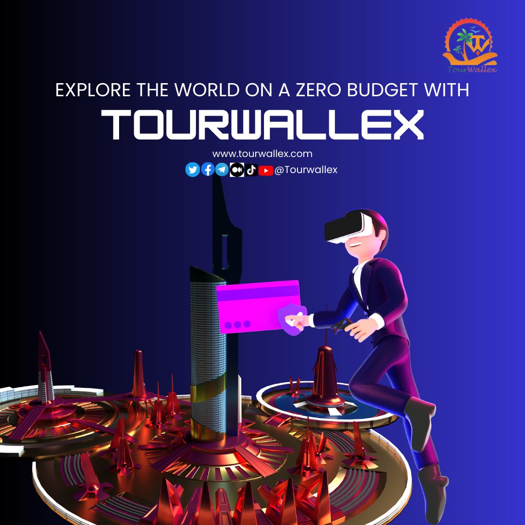 Who says you need deep pockets to wander? 🌍✨ Discover the globe without breaking the bank, thanks to #tourwallex! 🎒💸 
COMING SOON!🚀 
Visit us at tourwallex.com
#tourwallex #tourism #travel $Twx  #Crypto #TravelSmart
#TravelOnABudget