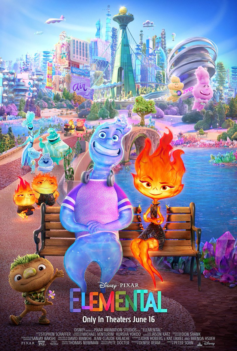 The Disney-Pixar animated film ELEMENTAL is now in theaters. Trailers, clips, featurettes, images and posters here:

entertainment-factor.blogspot.com/2023/06/elemen…

#disney #pixar #elemental #elementalmovie #animation #leahlewis #catherineohara #wendimclendoncovey #mamoudouathie @disney @pixar