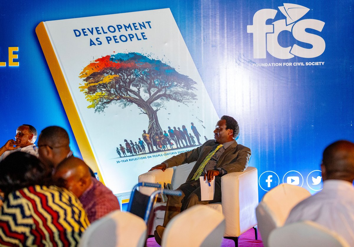 FCSTZ's tweet photo. Annastazia Rugaba moderating a panel discussion with, FCS President @TengaStigmata , FCS board Chair Dr Ally Laay, FCS Executive Director @KiwangaFrancis reflecting on the concept of human centred development and on the FCS’s journey in the last 20 years #PeopleAsDevelopment https://t.co/7AytqKUnHt