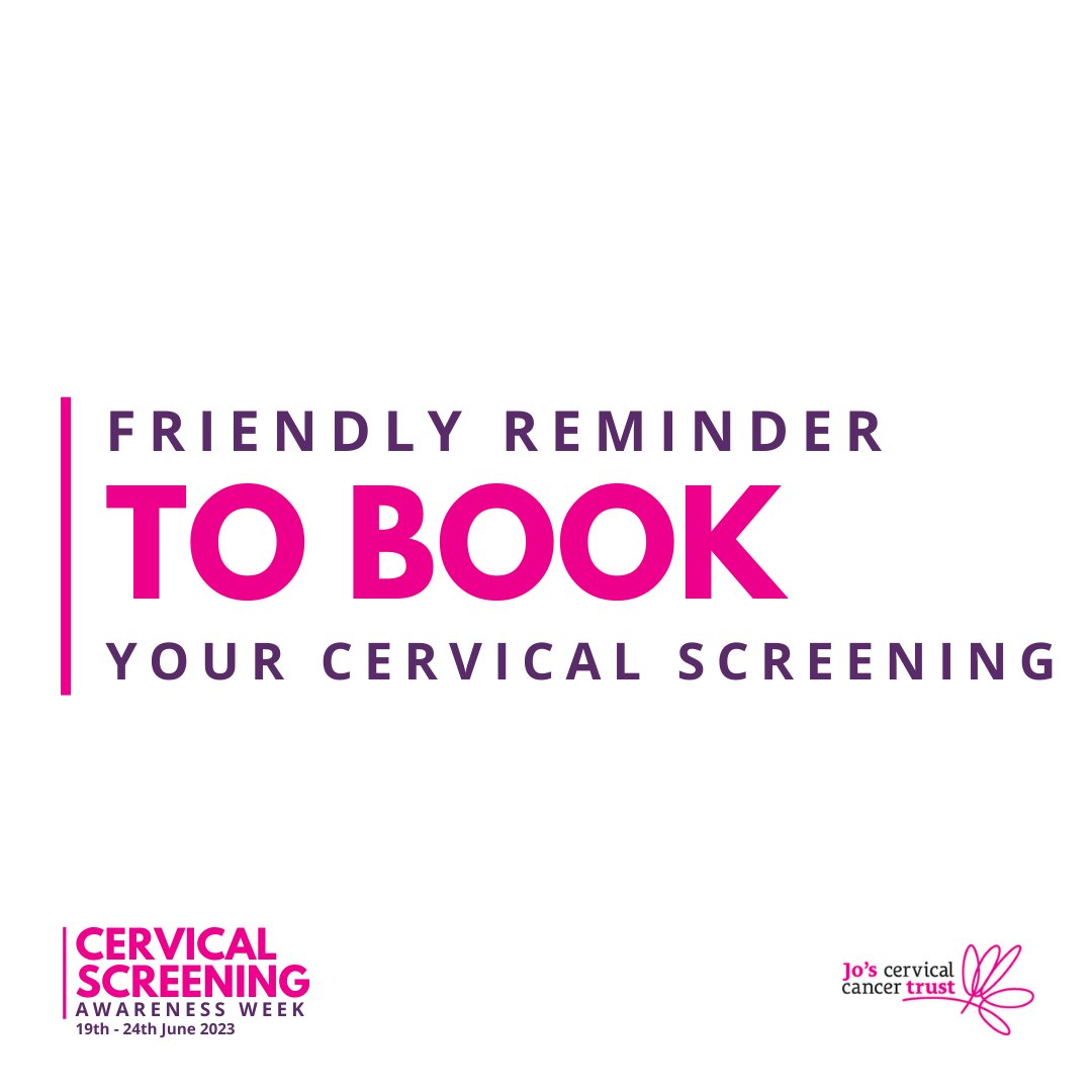 This week is #CervicalScreeningAwarenessWeek. Test overdue? Book it in this week! If you’ve got questions or need support check out @JosTrust
#CervicalScreeningTips #CSAW2023