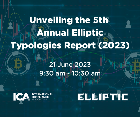 elliptic's tweet photo. David Carlisle, Elliptic’s VP of Policy and Regulatory Affairs will be joining the International Compliance Association June 21st for an exclusive session, where he will be unveiling the 2023 Elliptic Typologies Report
https://t.co/SwXwRo5g6C
#knowexactly #cryptocrime #ICA https://t.co/Lg56ZsQZxJ