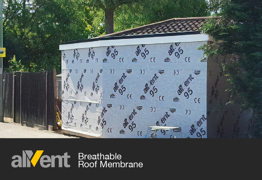 SNS’s breathable roof membrane, Allvent, can be used vertically and horizontally; it can be used for house wraps on timber frame buildings as well as for roofs. Available next day within our delivery area.

Visit us at snsbp.co.uk, or contact us on 0118 987 3344.