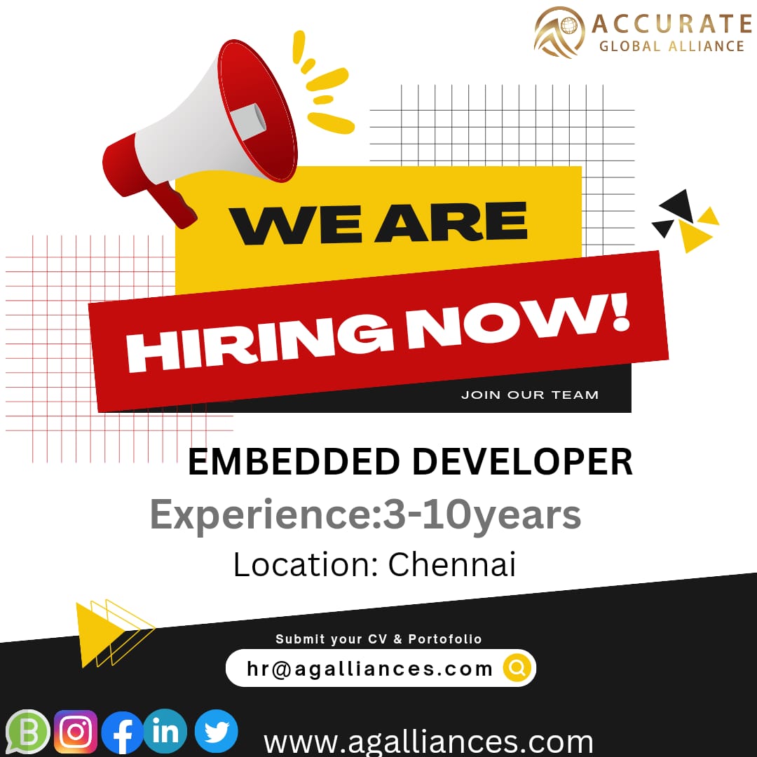 If interested comment below and share your CV at cv@agalliances.com

For more such jobs follow II Accurate Jobs II ACCURATE GLOBAL ALLIANCES II

#job #hiring2023 #hiring #aga  #job2023 #team #goodopportunity #hr #sap #share #cv #India #accurateglobalalliances