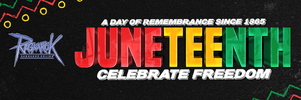 playragnarok's tweet photo. Hello Adventurers,

Juneteenth serves as a powerful reminder of the emancipation, celebrating the triumph of freedom and equality. https://t.co/h4SmgDFQZZ