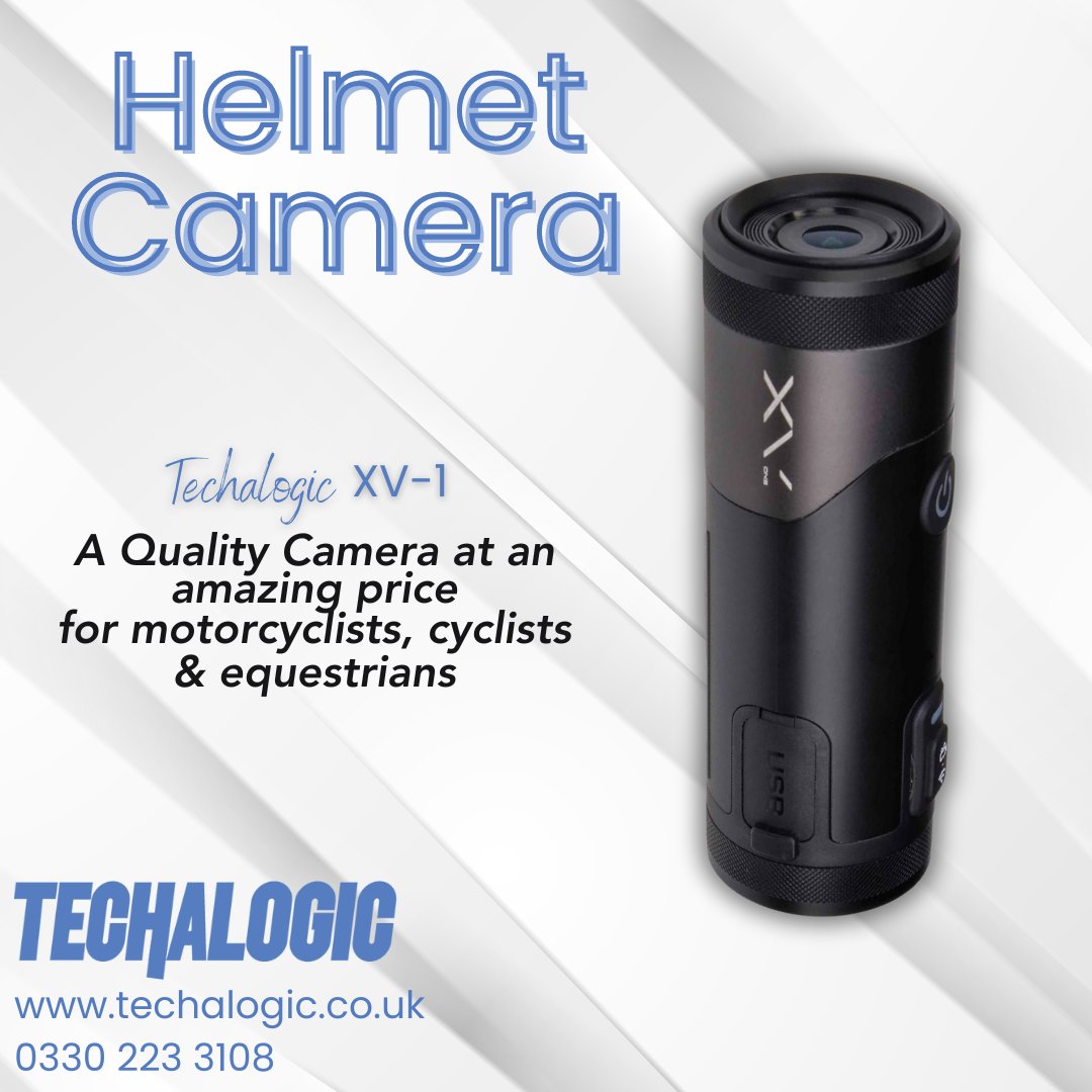 Techalogic's tweet image. The Techalogic XV-1 is perfect for cyclists, motorcyclists, and equestrians. Budget friendly too at only £99.95... Protect yourself on the road now! 🛣️👀 

techalogic.co.uk/product/xv-1-1…+

#techalogic #helmetcam #helmetcamera #footage #roadsafety #passwideandslow #cyclist #cycling