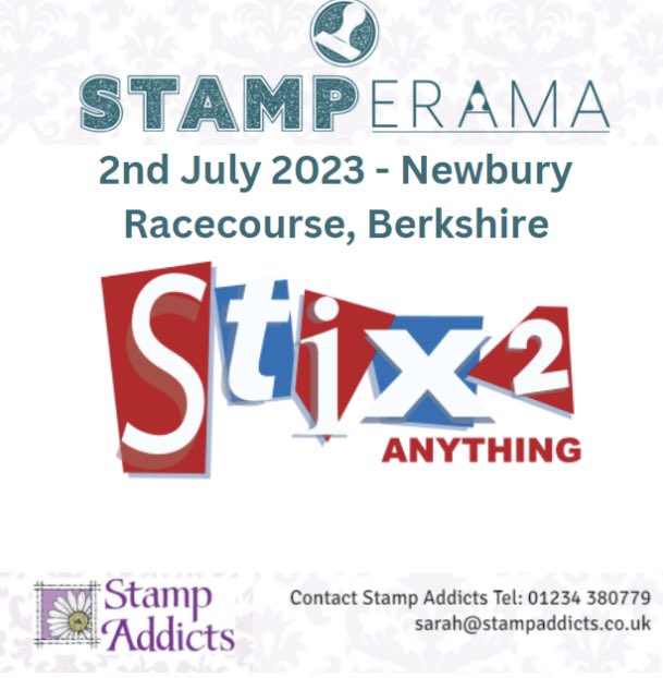 stix_2's tweet photo. We are very excited to announce that @chelleyhelley will be sharing all things #stix2 at The Newbury Racecourse, Berkshire, RG14 5AW.
Pre order your tickets NOW:
https://t.co/dqtpNVLQJC
https://t.co/VGT3o1rFTV
#stix2 #crafterama #craftevent https://t.co/ABnREYptav