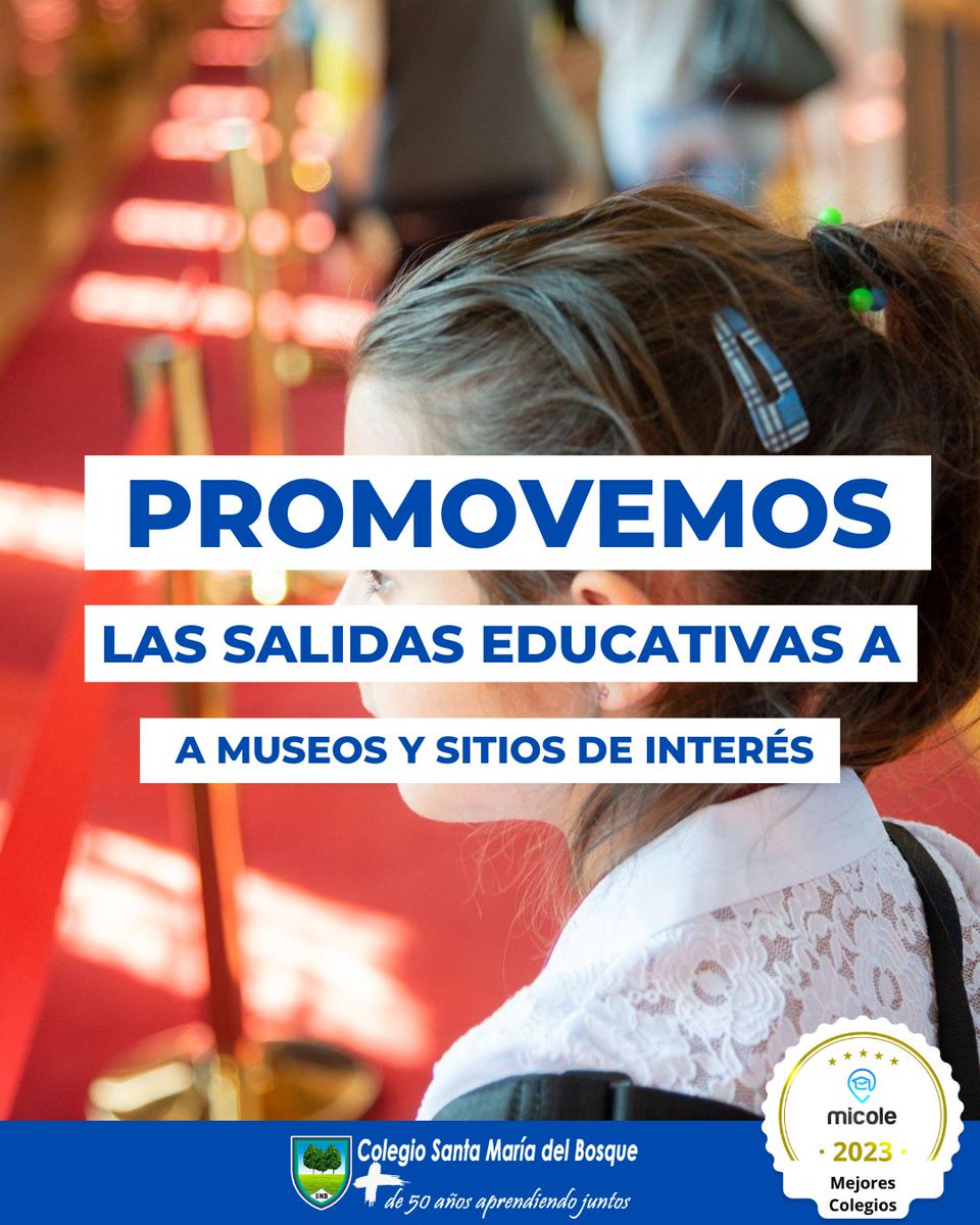SMBOSQUE's tweet photo. En nuestro colegio, creemos que las salidas educativas y excursiones son una parte integral de la educación de nuestros estudiantes. Les brindan la oportunidad de aprender de manera experiencial, ampliar horizontes y descubrir nuevos intereses 👉 https://t.co/xpfno6SIY8 #madrid https://t.co/DgW1ytagSt