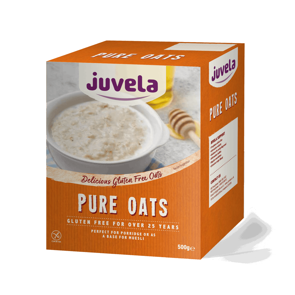 Top Questions from our latest survey:
Are oats gluten free?
Only if it says Gluten Free on the packet.
Oats are naturally gluten free, but they're grown, transported, processed and packaged on the same machinery as other grains, cross contaminating them. 
#glutenfree @JuvelaGF