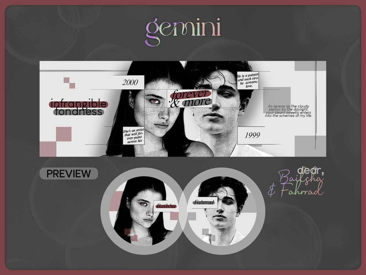 ㅤㅤㅤㅤ

𝑑𝑒𝑖𝑟𝑑𝑟𝑒́.

As soon as this layout came into my DM, Fahrrad and I went feral. Our eyes could not stop admiring every inch of this layout. Biggest shout-out to <a href="/geminyis/">♊︎: REST.</a>, and for the one who sponsoring this one, thank you, Kak <a href="/ethansler/">Ethan</a>. 

ㅤㅤㅤㅤ