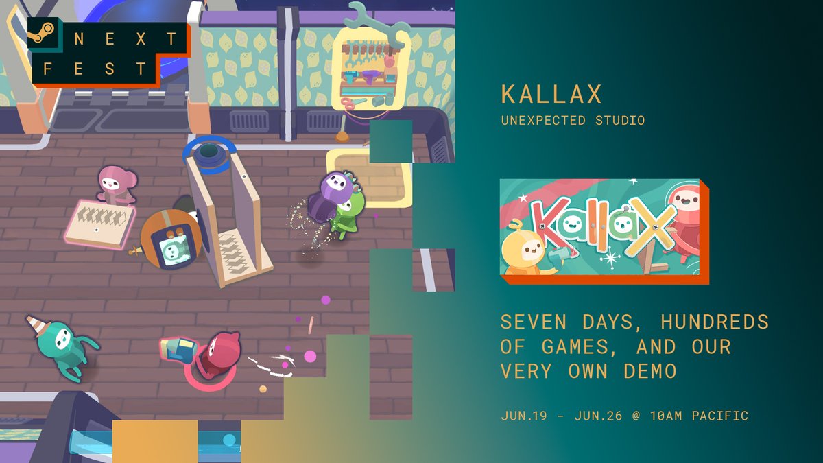 Curious about KallaX? 

Want to play a game with friends but don't absolutely need them to stay friends with you? 
We have the #demo for your during #SteamNextFest 

Download KallaX and play now!

store.steampowered.com/app/1818280/Ka…