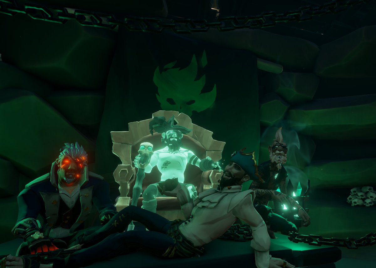 Doing mischief with the damned!! 😁
Have a good start of the week!! 🍻

#BeMorePirate <a href="/SeaOfThieves/">Sea of Thieves</a>