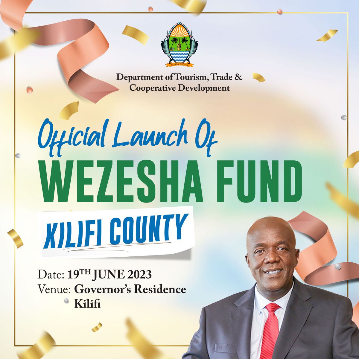 KilifiCountyGov's tweet photo. The official launch of the #WezeshaFund in collaboration with Rafiki Microfinance Bank, Kenya Commercial Bank, and Kilifi County. The newly structured revolving fund will go a long way toward supporting SMEs. https://t.co/97RtpJblTf
