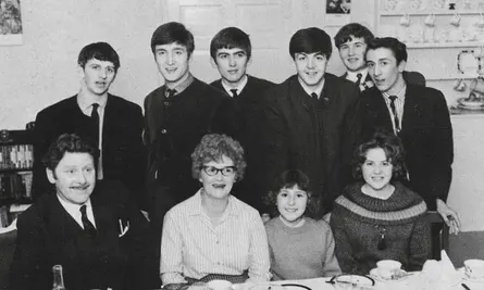 Have big news tonight on the new home for the Beatles At Stowe tape. And been talking to the tuckshop master's daughters (seated far right) about being two of the only girls at the concert. Listen to <a href="/BBCFrontRow/">BBC Front Row</a> at 715pm..