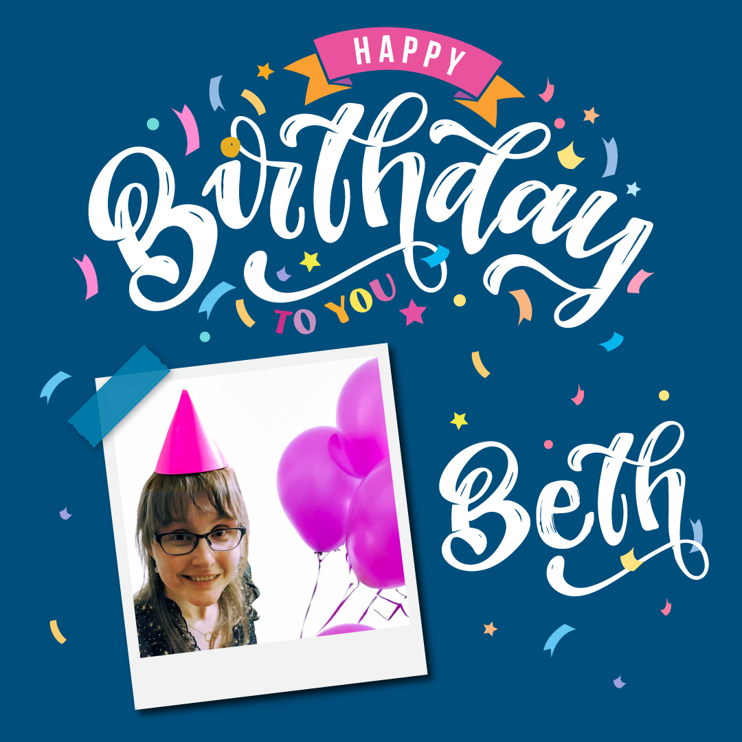 Happy birthday to our fabulous graphic designer Beth! 🎉

Beth brings incredible talent and creativity to all our clients every day. Her eye for design and ability to turn ideas into stunning visuals never cease to amaze us.

Happy birthday, Beth! We hope you have the best day.
