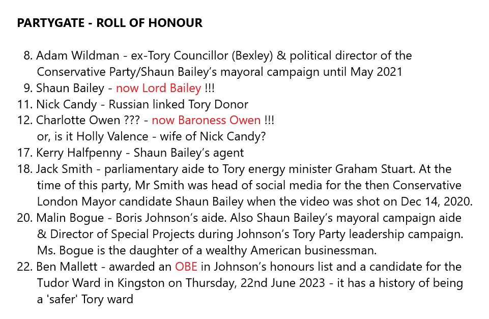 @carolvorders @ZacGoldsmith @Messina2012 I've ID'd only 9 of the 23.
Please RT to help me discover who the others are.

PS - just added #6 
       - Alexander Thompson 
       - entrusted by Dominic Cummings with 
          masterminding Vote Leave’s video ads
          back in 2016