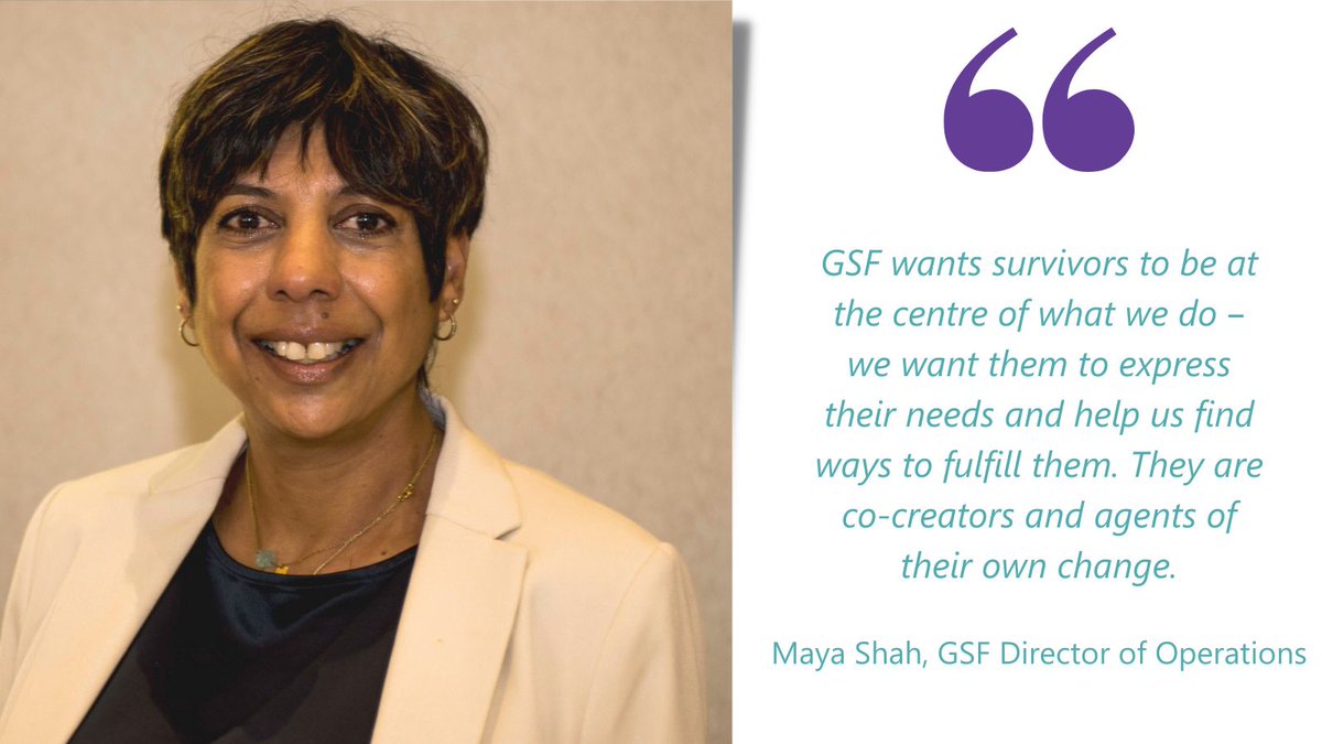 GSF wants survivors to be at the centre of what we do,we want them to express their needs and help us find ways to fullfil them..

#Reparations
#KenyaReparations 
#Cocreation
#CRSV #SurvivorCentric