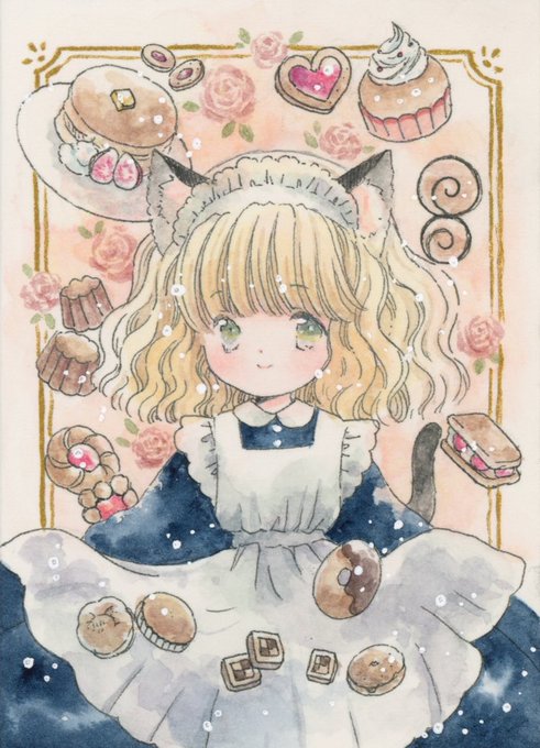 「heart sweets」 illustration images(Latest)