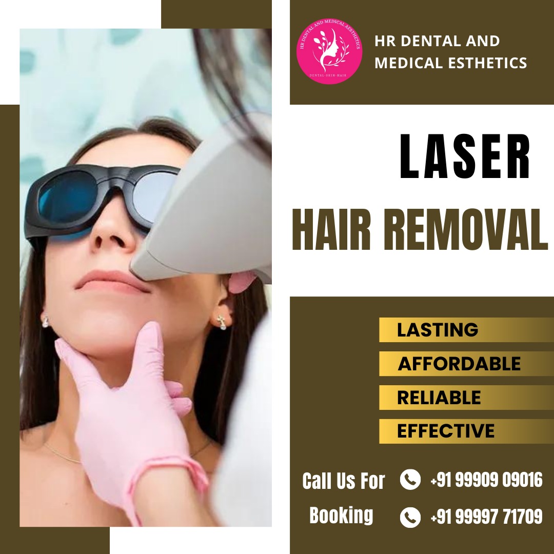 Smooth, confident, and carefree! Experience the transformative power of Laser Hair Removal at HR Dental And Medical Aesthetics.
For bookings, call Dr. Himani Bhardwaj at +91 99997 71709 or visit our clinic at SB 34, Shashtri Nagar,Ghaziabad.
#LaserHairRemoval #HairFree #HairFree