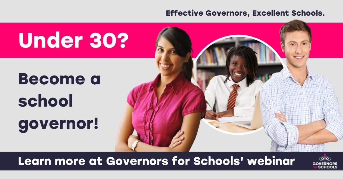 DattaJon's tweet photo. Under 30? Interested in giving something back to your community? School governance allows young people to get involved in volunteering while gaining highly sought-after professional skills. Find out more at @SchoolGovNet's upcoming webinar! #volunteer https://t.co/3tbZWgdHoA https://t.co/0ogkwenF7w
