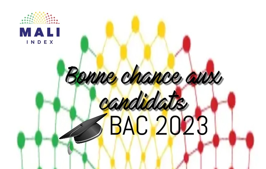 𝐵𝑜𝑛𝑛𝑒 𝑐ℎ𝑎𝑛𝑐𝑒 𝑎𝑢𝑥 𝑐𝑎𝑛𝑑𝑖𝑑𝑎𝑡𝑠 𝑑𝑢 𝐵𝐴𝐶 2023, 𝑝𝑢𝑖𝑠𝑠𝑒 𝐷𝑖𝑒𝑢 𝑓𝑎𝑐𝑖𝑙𝑖𝑡𝑒𝑟 𝑙𝑒𝑠 𝑠𝑢𝑗𝑒𝑡𝑠🙏

#Mali_Index 😎
#UneEntreprise_UnePrésenceEnLigne✍