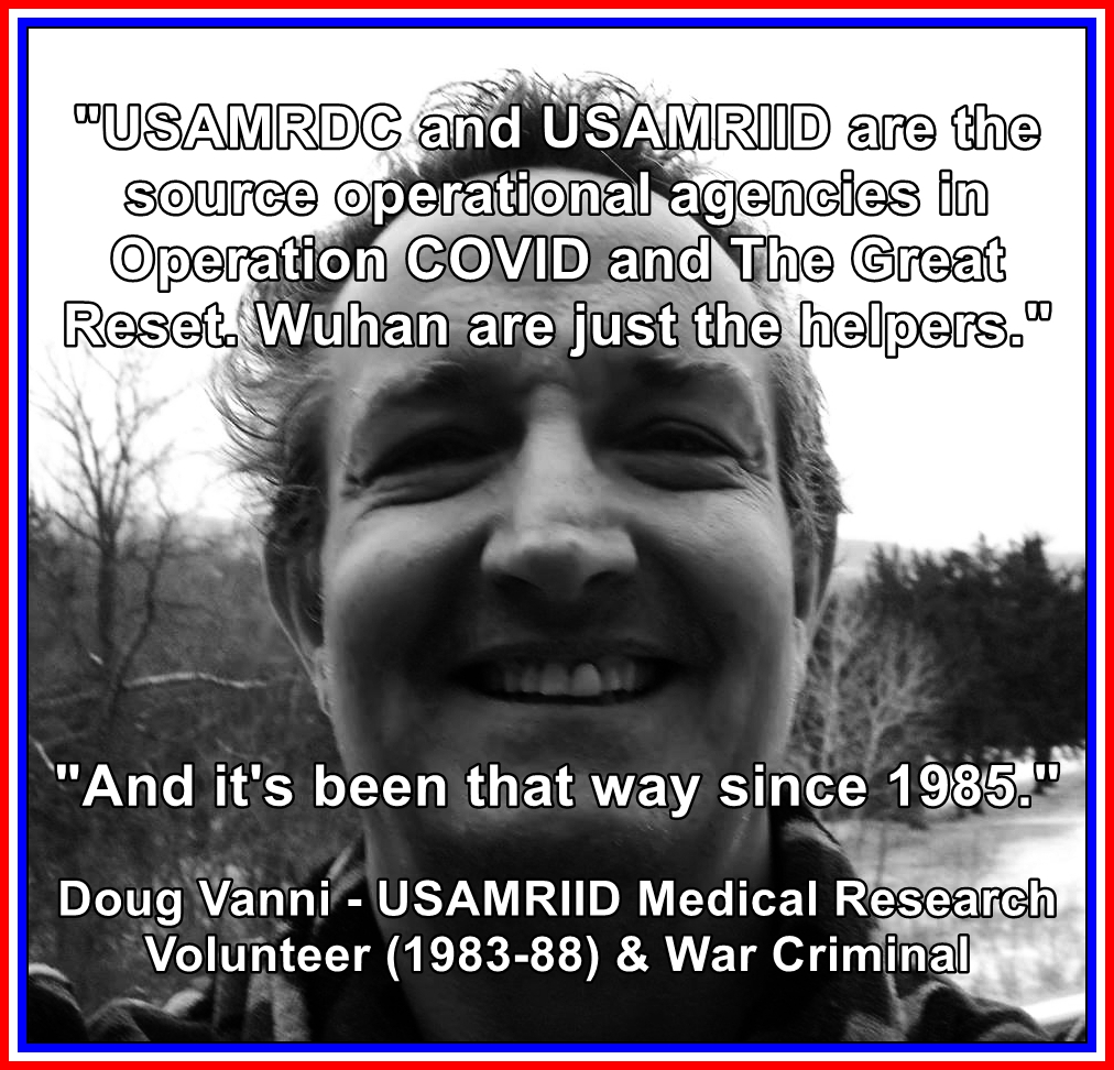 Doug_Vanni's tweet photo. @PierreKory Operation COVID is a total program of depopulation and eugenics on a global scale where the vaccines are the real weapons. Its goal is one world totalitarian government. Never forget. https://t.co/YHzK5DXHip