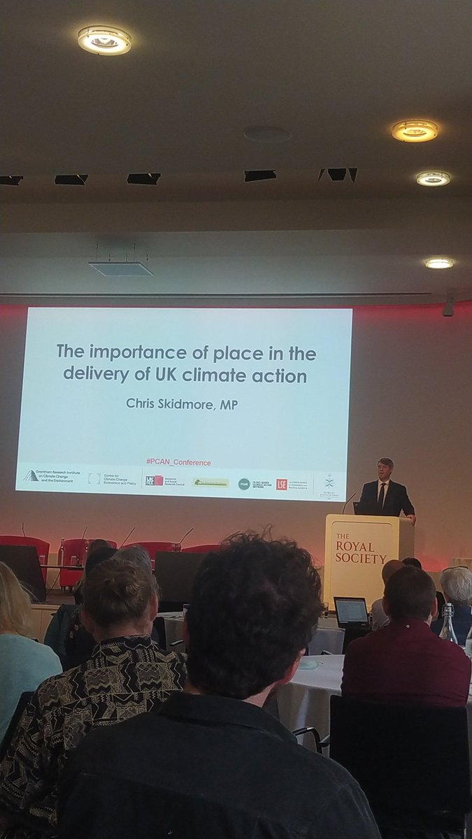 #PCAN_Conference Chris Skidmore giving keynote. "When it comes to the future of net zero, it must be local"