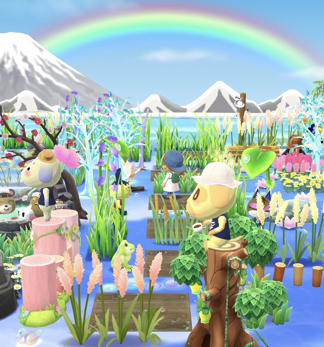 湿原
#ポケ森 #どうぶつの森 #acpc
#ポケ森レイアウト #ポケ森ニンドリ