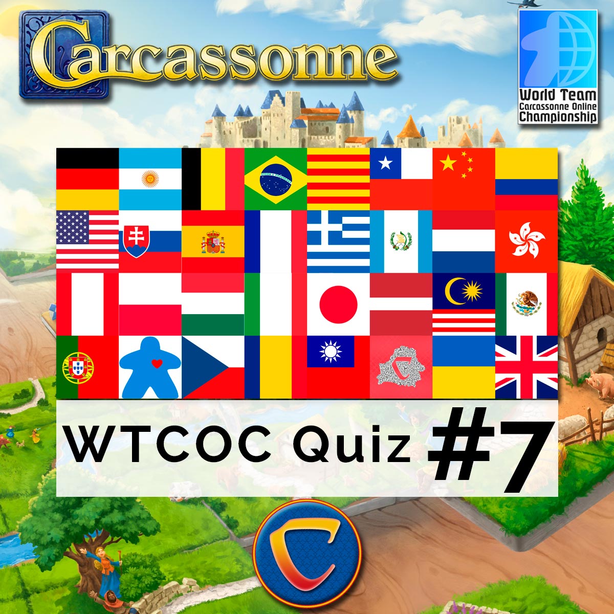 Did you think we ran out of questions about the #WTCOC? Nope! 😎
We still have a few left up our sleeve, which means that you'll be able to keep discovering interesting facts about #Carcassonne and the World Cup 😉.
Take a look at Quiz No. 7!
👉tinyurl.com/quizwtcoc07en
#WTCOC2023