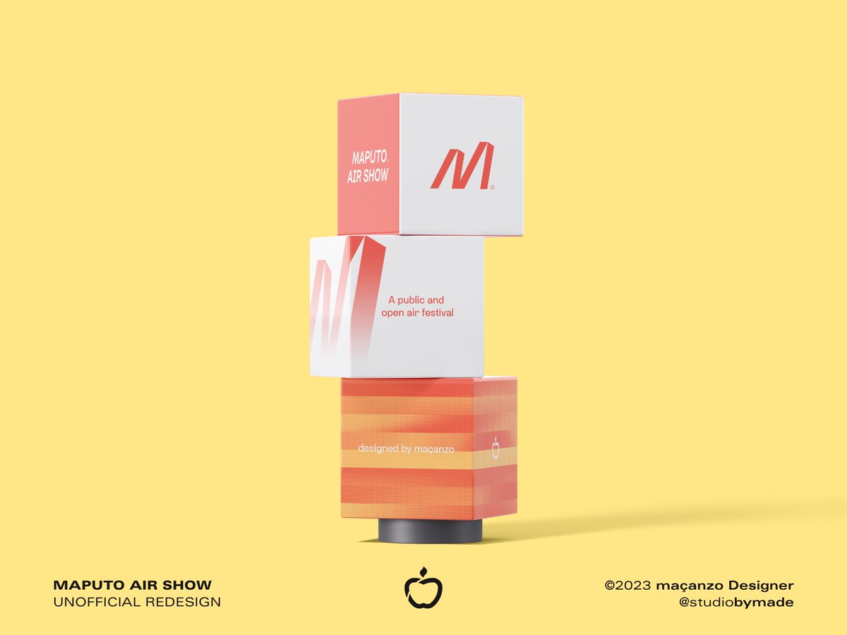 StudiobyMADE's tweet photo. (Unofficial) Maputo Air Show Redesign
My vision was to create a design that could be made in skywriting to bring instant recognition to the festival branding.
© 2023 maçanzo Designer
#logodesign #branding #maçanzo #studiobyMADE #byMADE https://t.co/be9TlK4Jw7