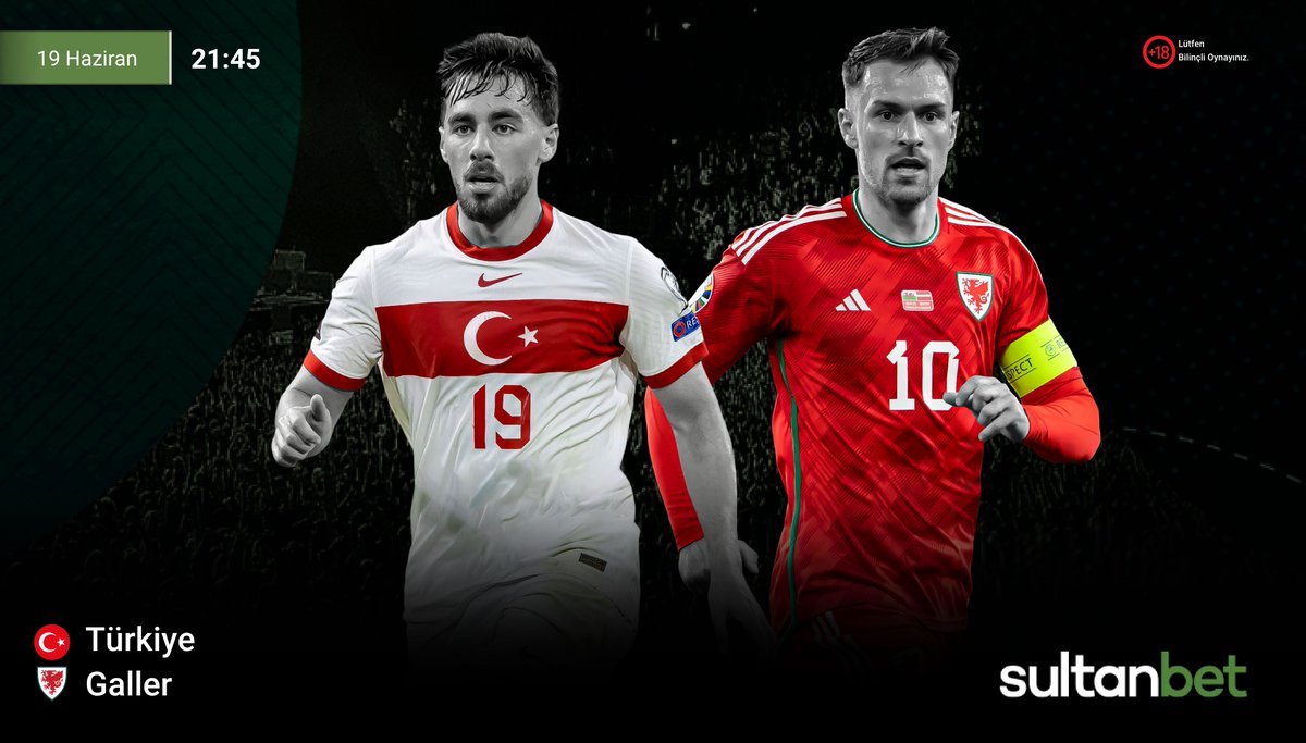 Günün Spor Oranı Sultanbet'te!⚽️

Türkiye 🆚 Galler
🗓️19.06.2023
⏰21:45

Güncel Giriş 🎯 bit.ly/sultanbetuyelik
Telegram🎯 t.me/SultanbetTR

#bahis #iddaa #sultanbetgiris #Pazartesi #spor #EURO2024 #Turkiye #Galler #Turkey