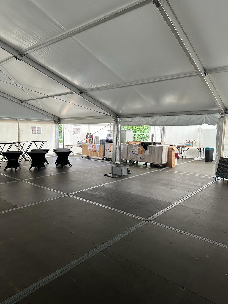 sportingrou's tweet image. De opbouw is begonnen jubileum week @vv_GAVC