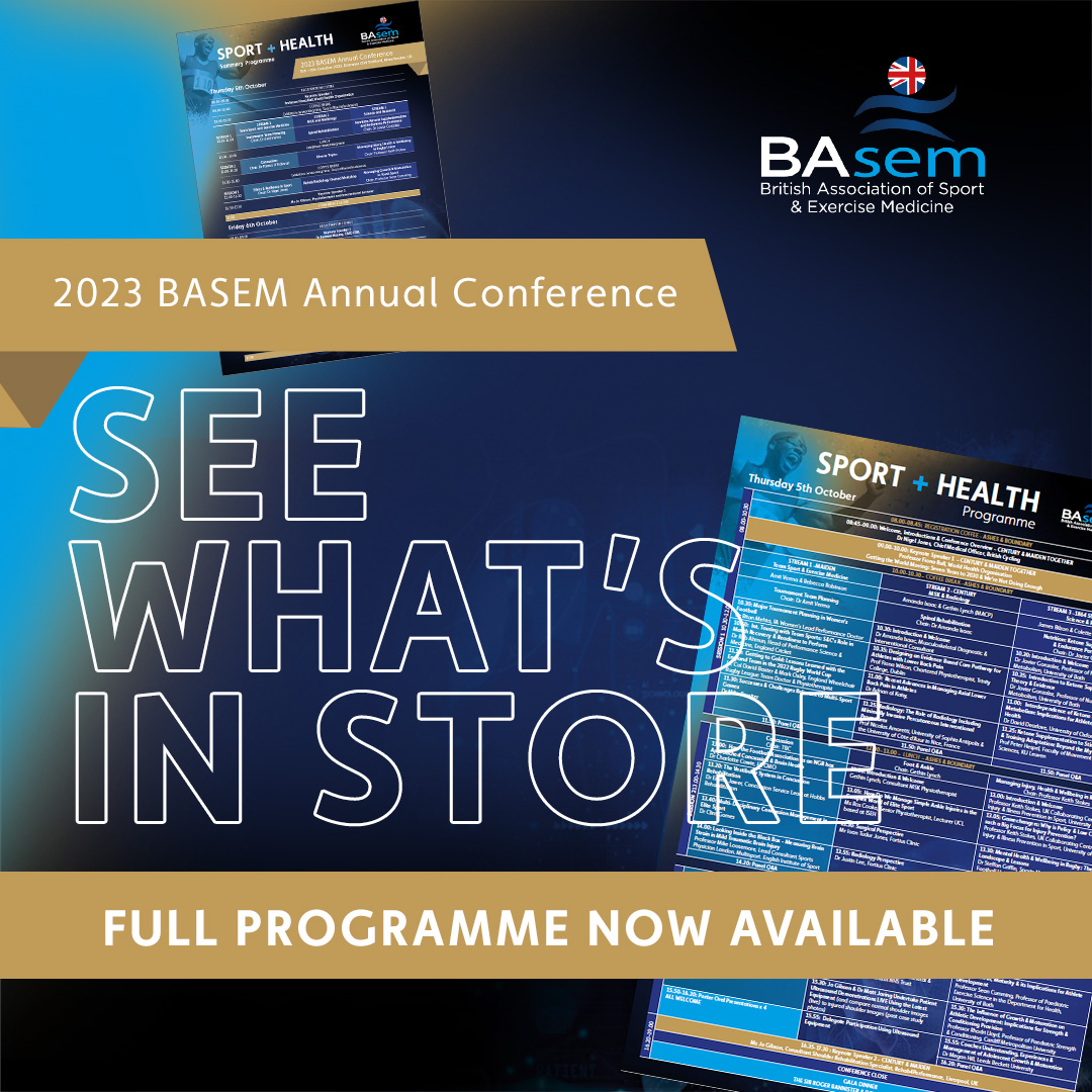 basem_uk's tweet photo. Programme now confirmed and live for you to explore. With lots of exciting sessions packed with high quality content planned under the main conference themes. 
https://t.co/l2XtzMiDe9

Early Bird Tickets still available - https://t.co/Jb4VabJzms

@PhysioMACP @FSEM_UK @BJSM_BMJ https://t.co/4SD5P3iuXz