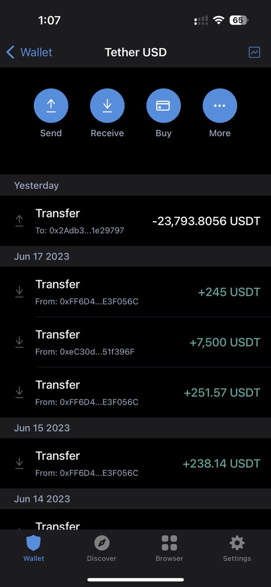 Mvbdxb's tweet photo. @binance My Trust wallet was hacked yesterday by Maker-lending co and they took all my 23793$ , these wallets are not as safe as u think, https://t.co/kJxOnSsZvr