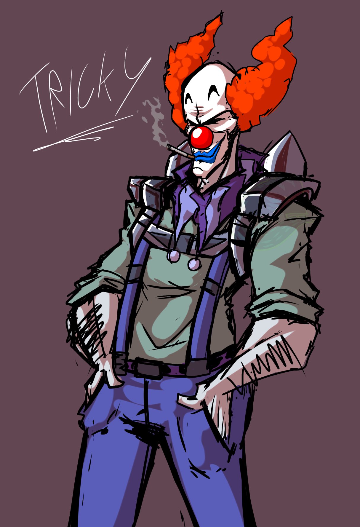 Tricky the Clown from Madness Combat Costume
