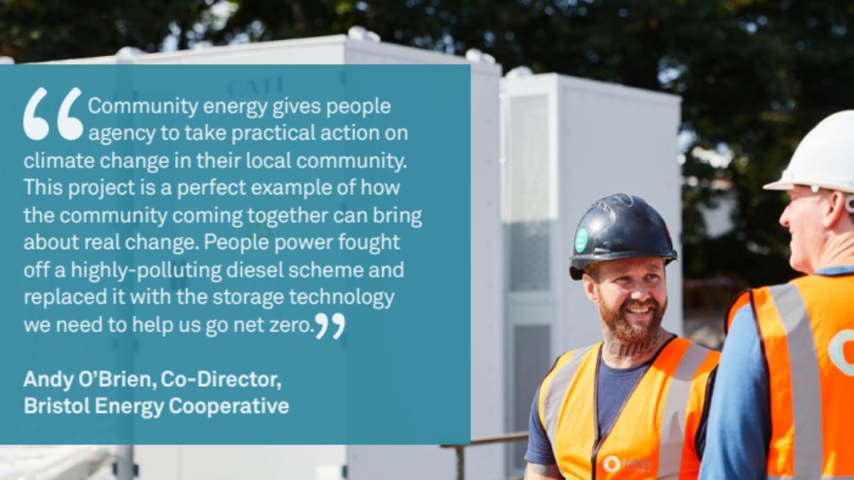 Another great example of #peoplepower is our 20MW #battery project. 

Did you know that an inspirational community turned plans for a polluting diesel-generator plant into cleaner #batterystorage?

Read more in our case study 👇👇

thriverenewables.co.uk/latest-news/ne…