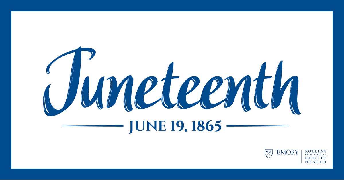 In recognition of Juneteenth, we want to highlight how racial inequity &amp; racism continue to impact public health outcomes. Researchers at <a href="/EmoryRollins/">Emory Public Health</a> are dedicated to making strides towards ending health inequities. Explore this thread for recent insights from Rollins experts.
