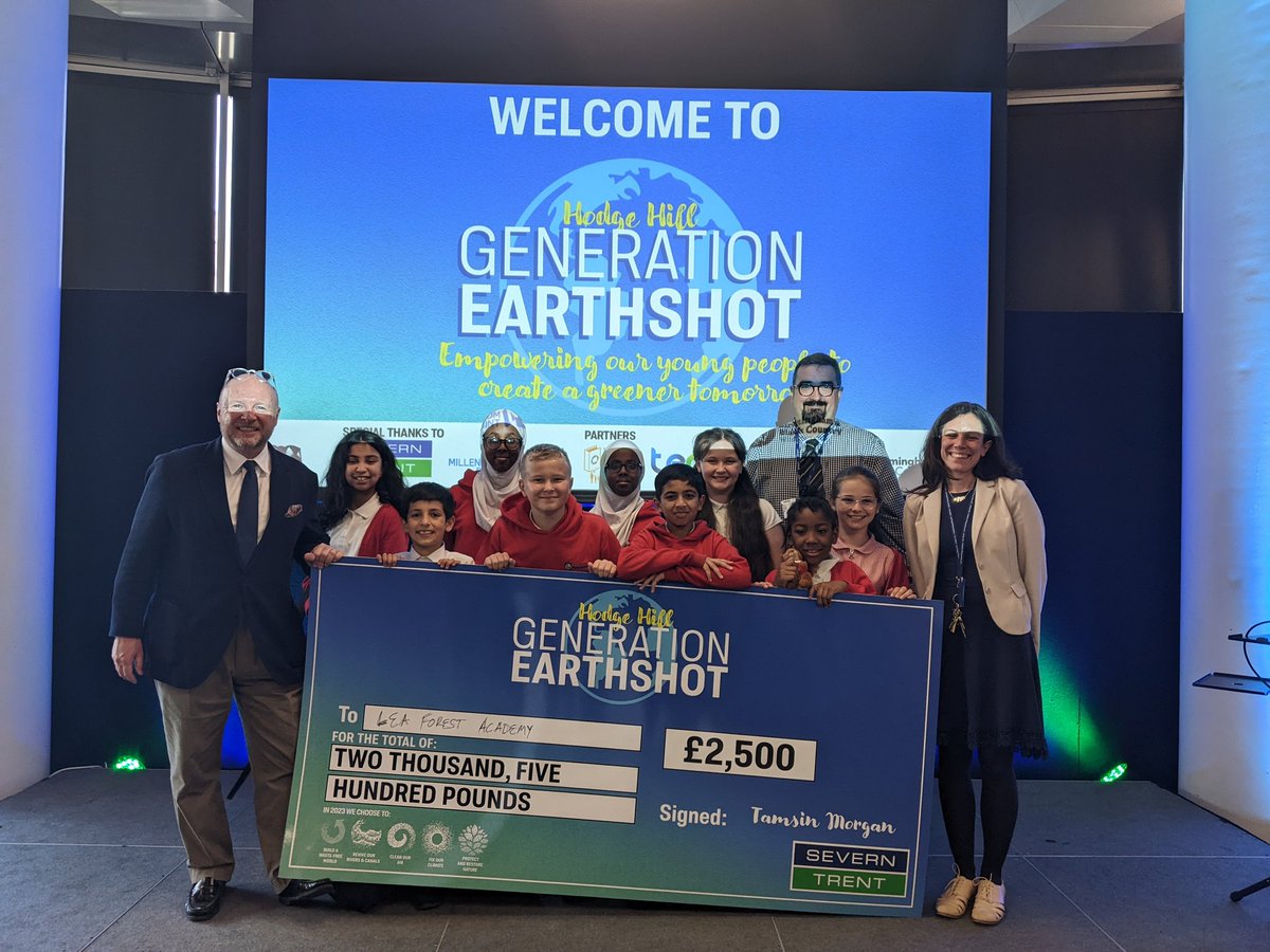 We are incredibly proud of our amazing #TeamLeaForest EcoSquad! 1st place today in the Hodgehill #EarthShot prize!