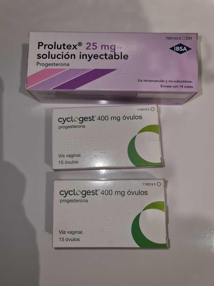 #infertilpandy como veo que muchas ponen para donar lo que les ha sobrado, me uno a ello. El prolutex caduca en septiembre 23 y quedan 7 viales. Cyclogest en el 24 y queda una caja y media. Sería entregar en mano, en el Vallès Occidental o alrededores.