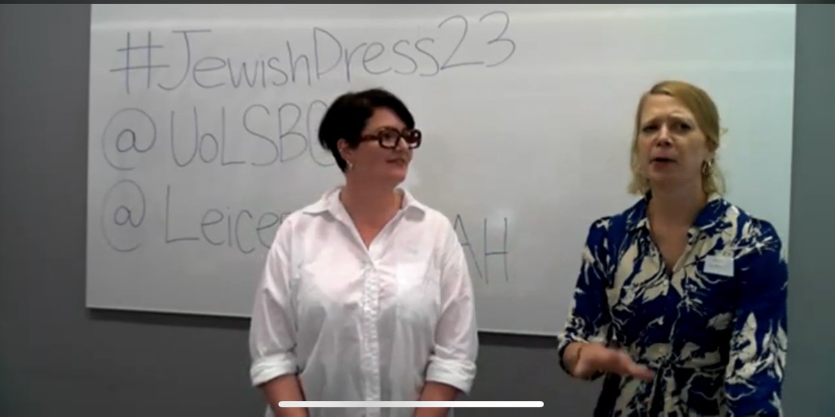 Making an attempt to listen in to #jewishdress23 between appointments today! Very much looking forward to the papers.