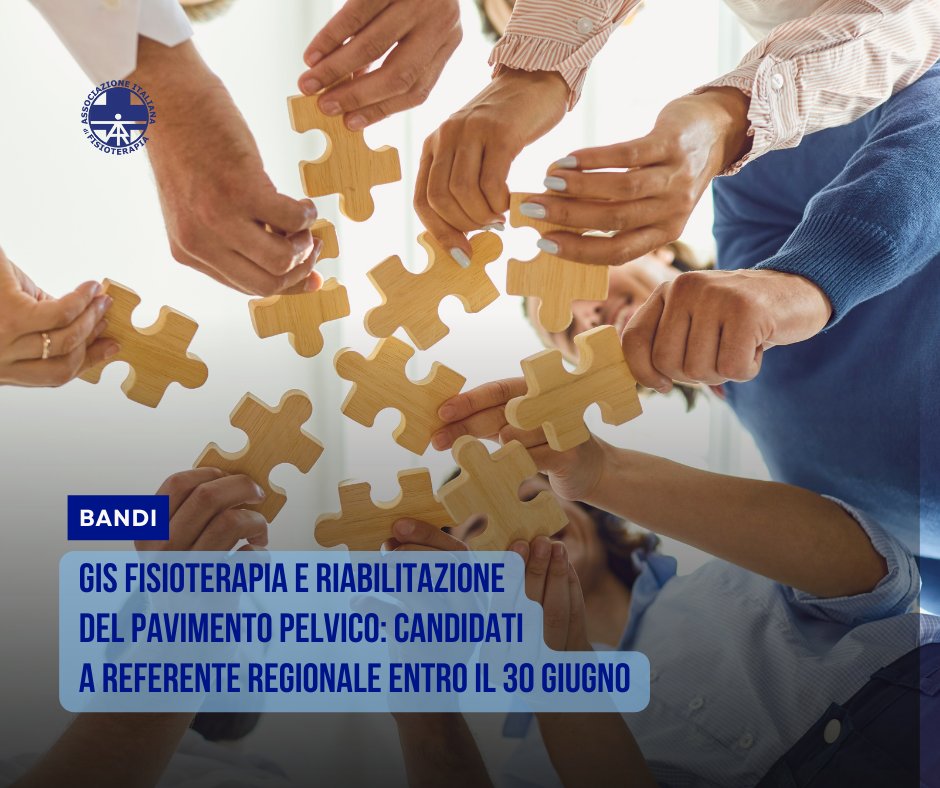 AIFI_nazionale's tweet photo. 𝐄𝐧𝐭𝐫𝐨 𝐢𝐥 𝟑𝟎 𝐠𝐢𝐮𝐠𝐧𝐨 puoi candidarti a referente regionale del #GISftPavimentoPelvico!
Non perdere questa occasione: clicca qui per il bando: https://t.co/GvcSdmflq0 https://t.co/cdvhqgBpGu