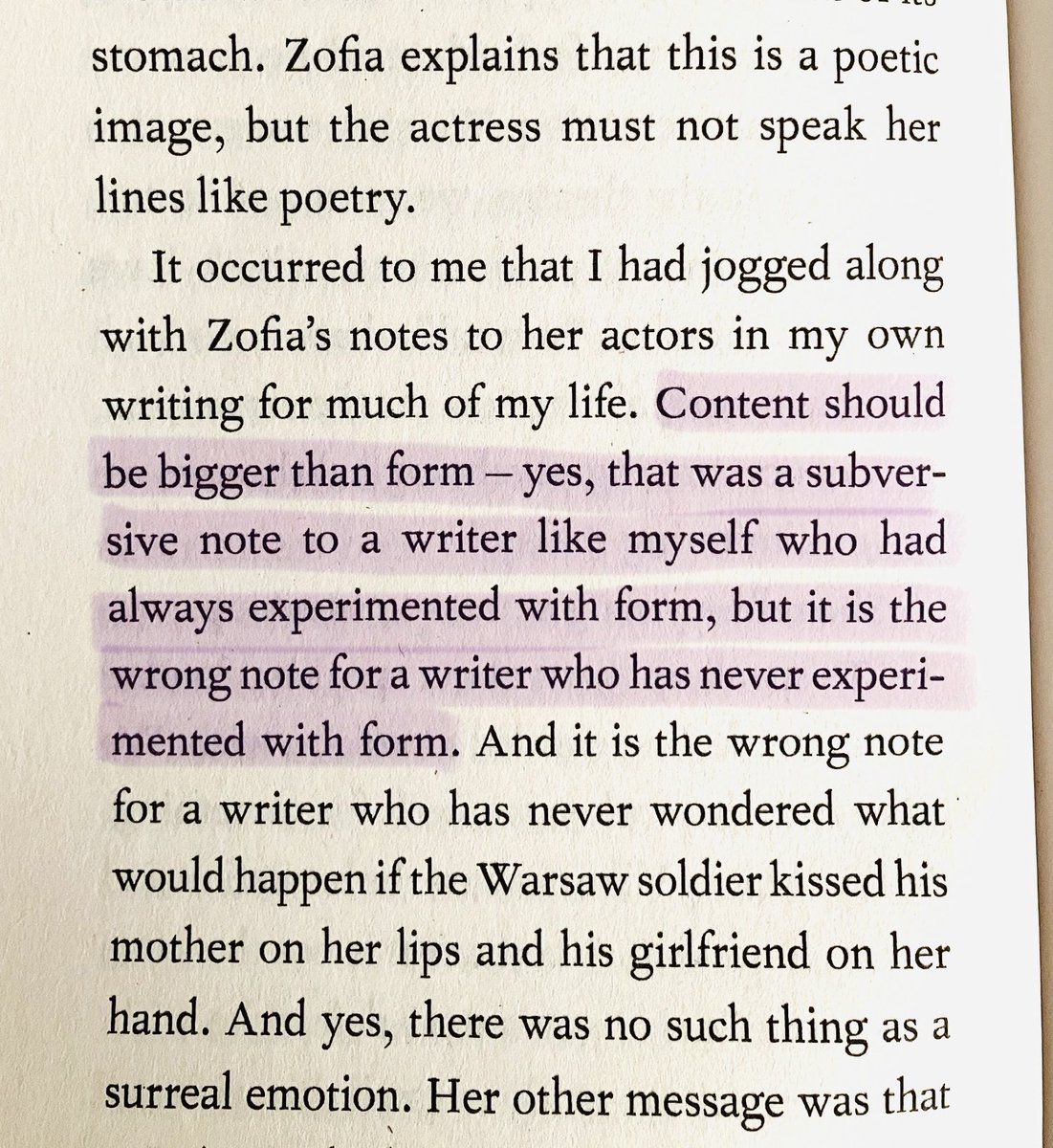 The only kind of writing advice I trust is basically: ‘try doing what you don’t do.’ Here’s Deborah Levy