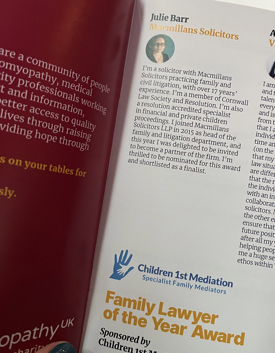 Macmillans Solicitors LLP (@mac_sols) on Twitter photo We had a fabulous time at the <a href="/CornwallLawSoc/">Cornwall Law Society - CLS</a> Awards Dinner on Friday evening! 🏆🥂
Congratulations to Julie who made it as a finalist for Family Lawyer of the Year. 🎉
#CLSAwards2023 We had a fabulous time at the <a href="/CornwallLawSoc/">Cornwall Law Society - CLS</a> Awards Dinner on Friday evening! 🏆🥂
Congratulations to Julie who made it as a finalist for Family Lawyer of the Year. 🎉
#CLSAwards2023