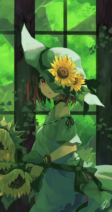 「sundress sunflower」 illustration images(Latest)