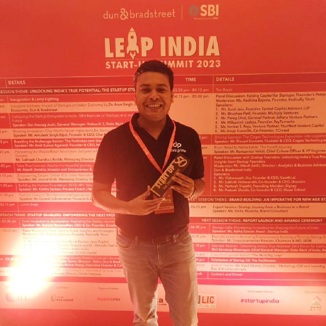 DrinkPrime's tweet photo. We're absolutely bursting with pride and excitement as we share this incredible news: DrinkPrime just won the prestigious @DNB_India Startup 50 Trailblazer Award! It is an immense honor for us!🏆🎉❤️
#LEAPINDIA #STARTUP50 #DrinkSafe #DrinkPrime #AwardTime #DrinkPrimeAwards https://t.co/UEJPSlmafp