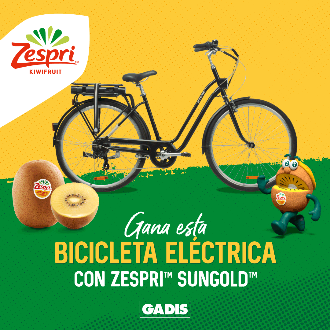 🚴 #SORTEO 🚴 ¿Quieres conseguir una estupenda bici eléctrica? ¡Participa en nuestro sorteo con <a href="/Zespri_es/">Zespri Kiwifruit Esp</a>!:
➡️ Sigue a <a href="/gadis/">Gadis</a> 👍.
➡️ Haz RT a este tweet 🔄.
➡️ Responde: ¿Cómo te gustan más tus kiwis @zespri_es? 💬

📆 Hasta el 25/06.

BBLL: gadis.es/sorteos